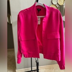 Express Pink Bomber Jacket Bold Style